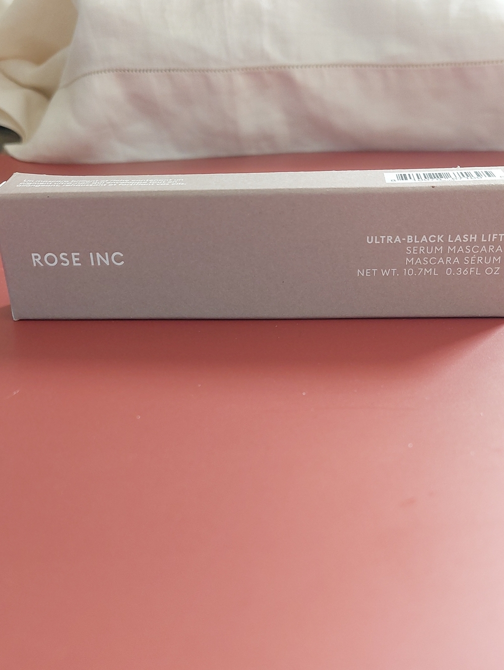 Rose Inc Mascara in Ultra-Black with Rose-Toned Packaging